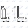 Zappa Dx L 190, H 115, S 12, Øf.12,5