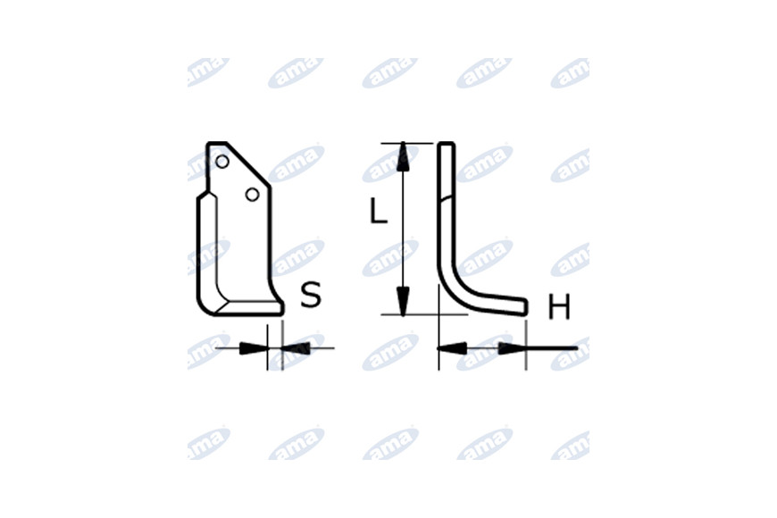 Zappa Dx L 190, H 110, S 10, Øf.12,5