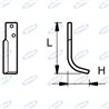 Zappa Dx L 185, H 66, Øf.9