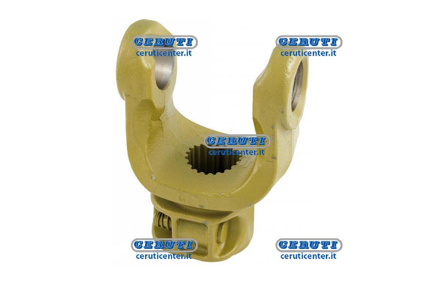 Spline Fork With Push-Button 1" 3/8 - Z 21 Category 6 Coupling 1" 3/8 - Z.21