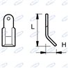 Coltello "Y" Adattabile Zappator . Maschio 60X10 � - Ama