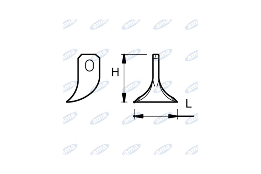 Spatule H 79 L 70