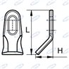 Coltello "Y" H 40 L 99