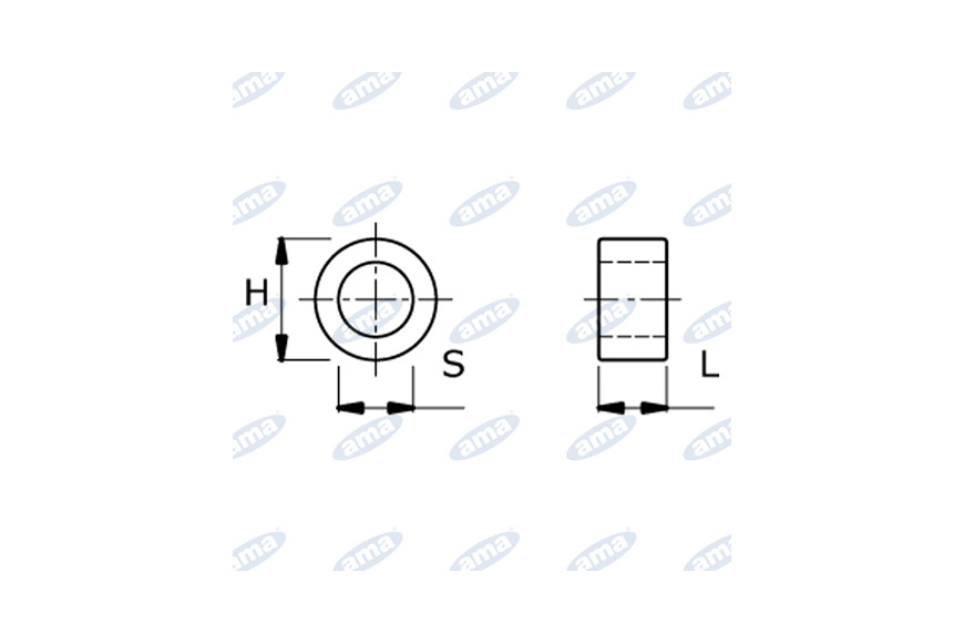 Douille H 25 L 63,8
