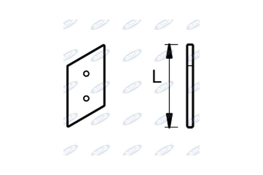 Couteau de 160 L de 12,5