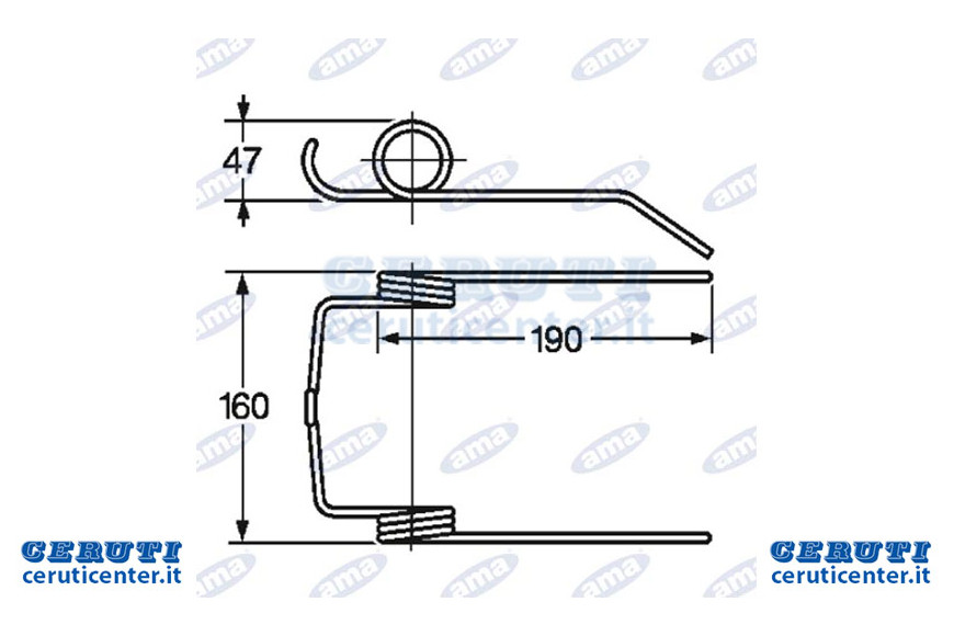 Dente Mietitrebbia Adattabile New Holland