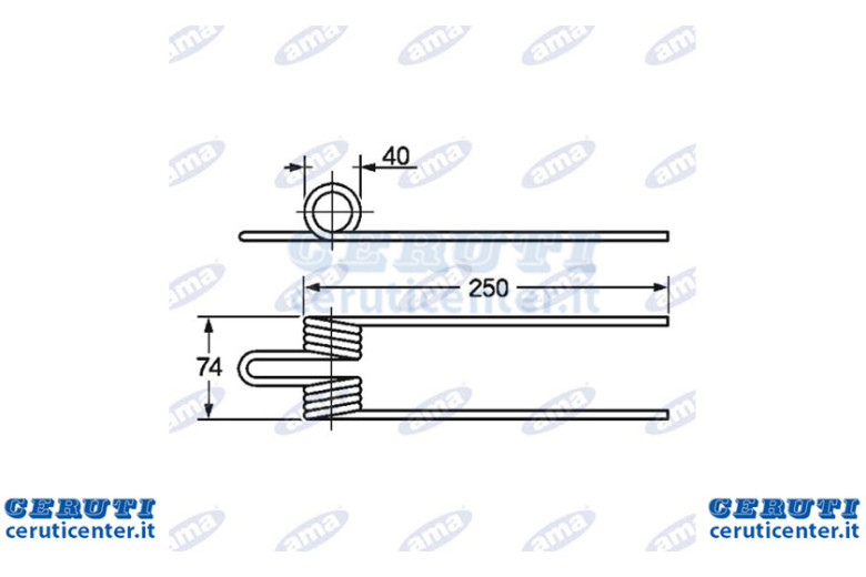 Adaptable Rake Spring Ceccato
