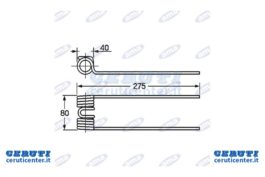 Adaptable Rake Spring Repossi