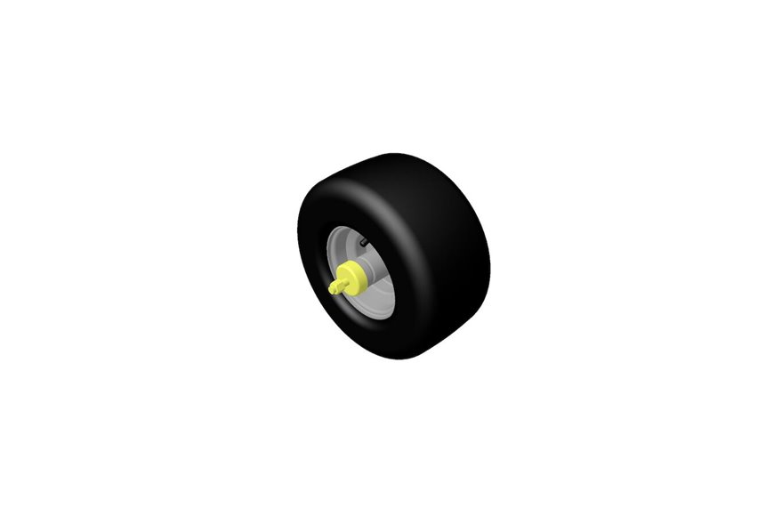 Wheel And Axle Asm - Originale Toro - 127-9540