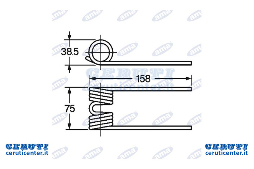 Dente Pick Up Adattabile Krone Ref. 9379220, 9380530