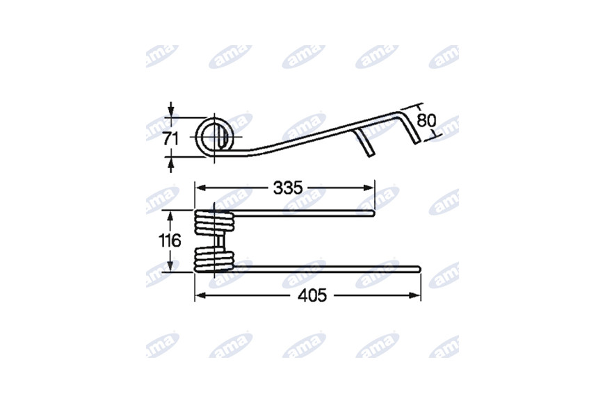 Droit dent Walker Adaptable Galfre »