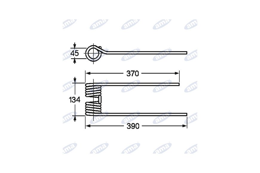 Diente Walker Adaptable Krone izquierda