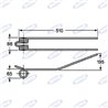Diente Girandatore Adaptable BCS corto