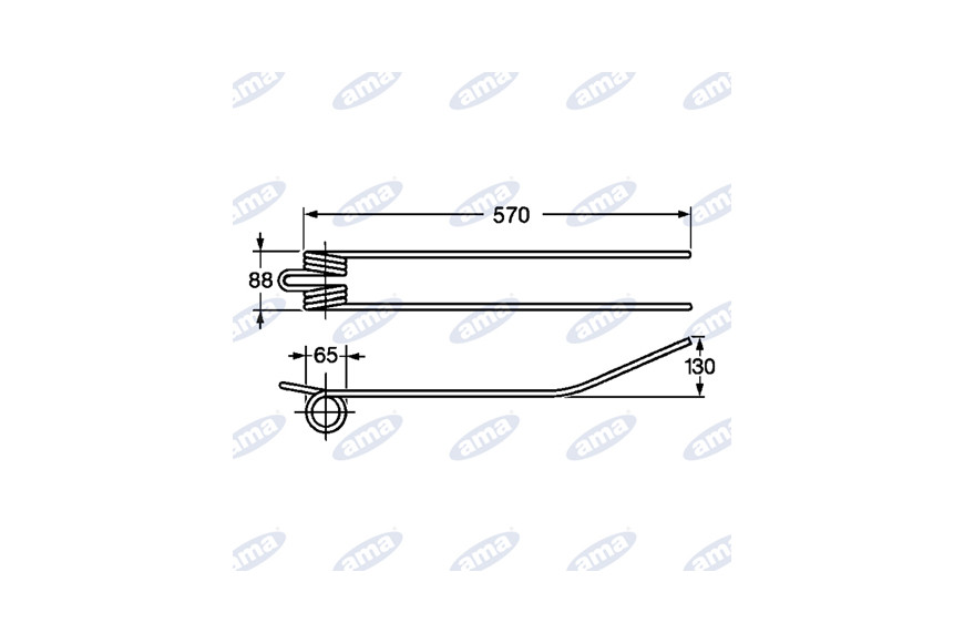 Dent Girandatore BCS Adaptable Le long