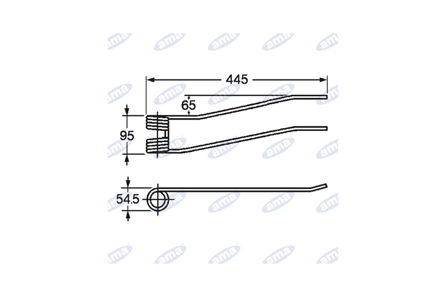Dent Girandatore Adaptable Fiorini court Dx