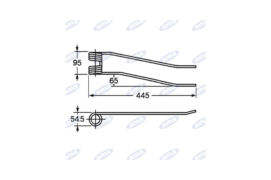 Adaptable Zahn Rake Fiorini Short Links