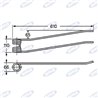 Dente Giroandanatore Fiorini Lungo 610Mm, Destro