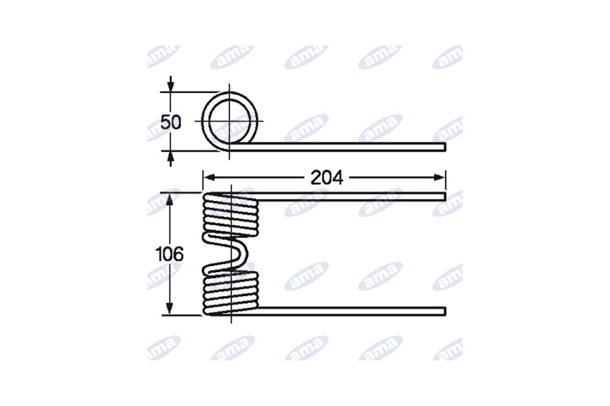 Tooth Pick-up Hesston Adaptable, Réf. 7895642