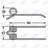 Dente Pick-Up Adattabile Hesston, Ref. 708045981