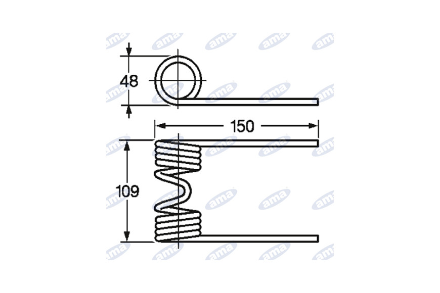 Tooth Pick-up Hesston Adaptable, Réf. 700755819