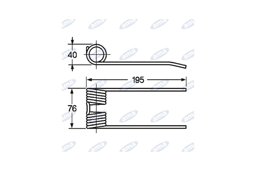 Zahn-Pick-Up Hesston Adaptable, Ref. 06715303