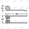 Tooth Pick-up Hesston Adaptable, Réf. 03/128563