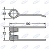 Tooth Pick-up Hesston Adaptable Ref. 700716132