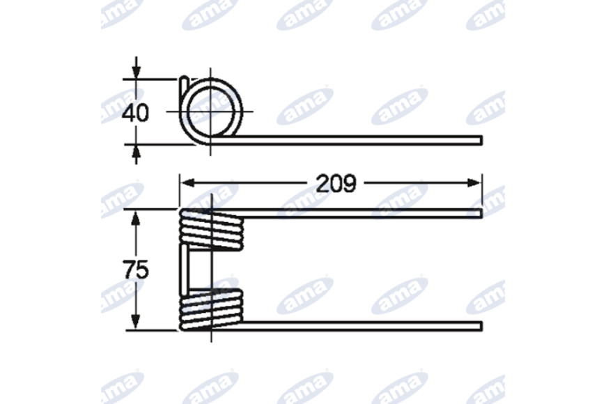 Dente Pick-Up Adattabile J.Balers - Ama