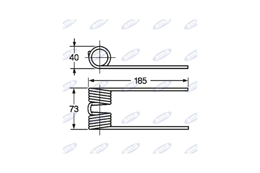 Tooth Pick-up Adaptive John Deere, Réf. Cc32965