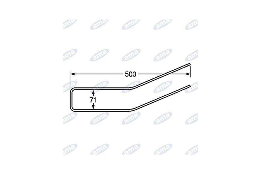 Râteau à dents Acma Adaptable Comap