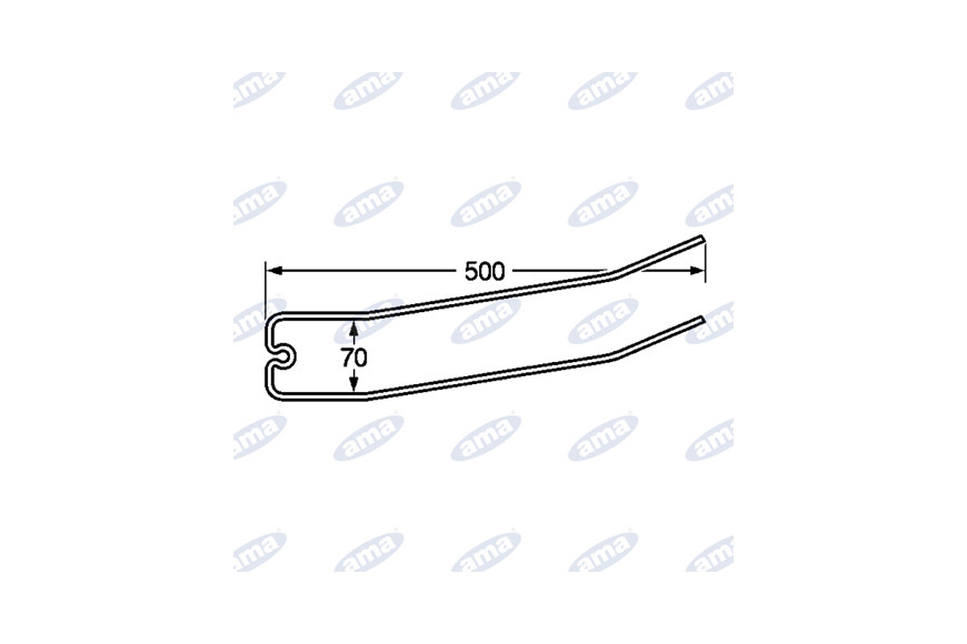 Râteau à dents BCS Adaptable