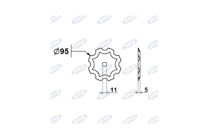 Messer Mischwagen Dentato