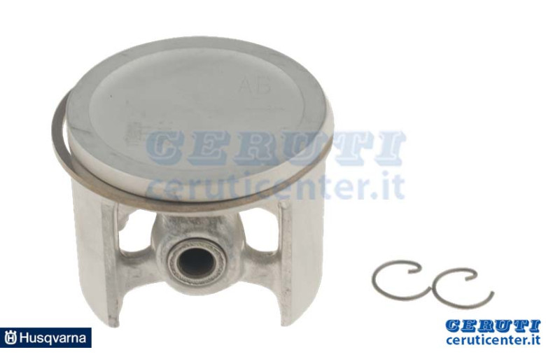 Pistón completo de 45 mm - Husqvarna original - 537 072 701