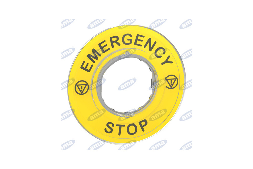 Etichetta Arresto Emergenza - Ama