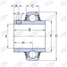 Cuscinetto Yar 204-2F Skf - Ama