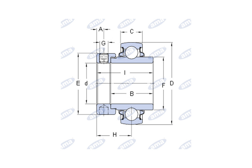 Cuscinetto Yelag 207 Skf - Ama