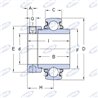 Cuscinetto Yelag 208 Skf - Ama