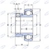 Cuscinetto Yet 204 Skf - Ama