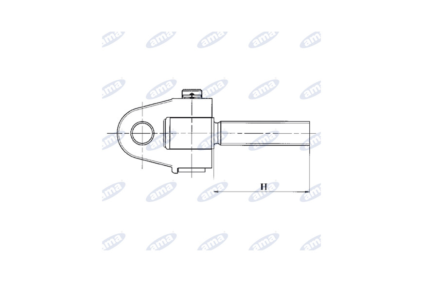 Attacco Snodato Diam.30 M30X3 - Ama