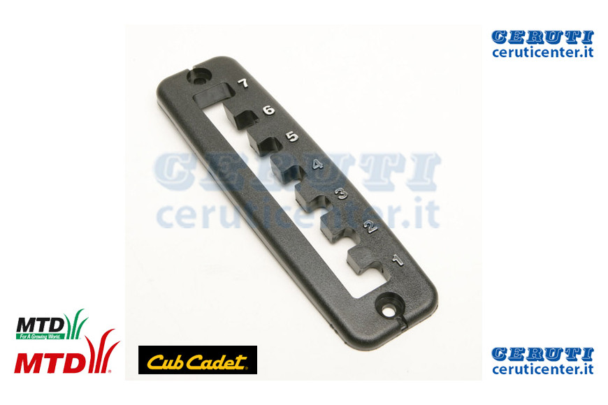 7-Speed Selector Plate - MTD / Cub Cadet - Originale - 731-1071 - Sostituisce - 731-1071