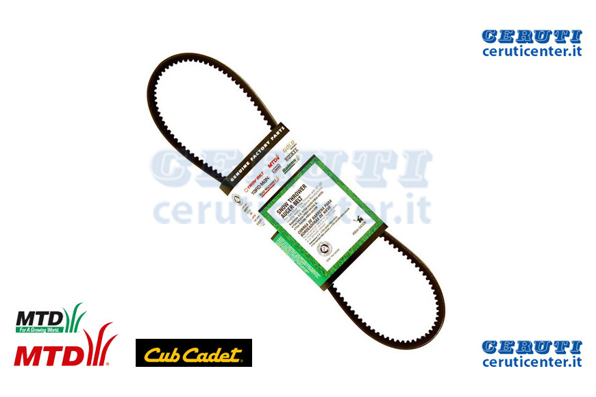 Belt (Qty 1) - MTD / Cub Cadet - Originale - 754-0430B - Sostituisce - 754-0430B