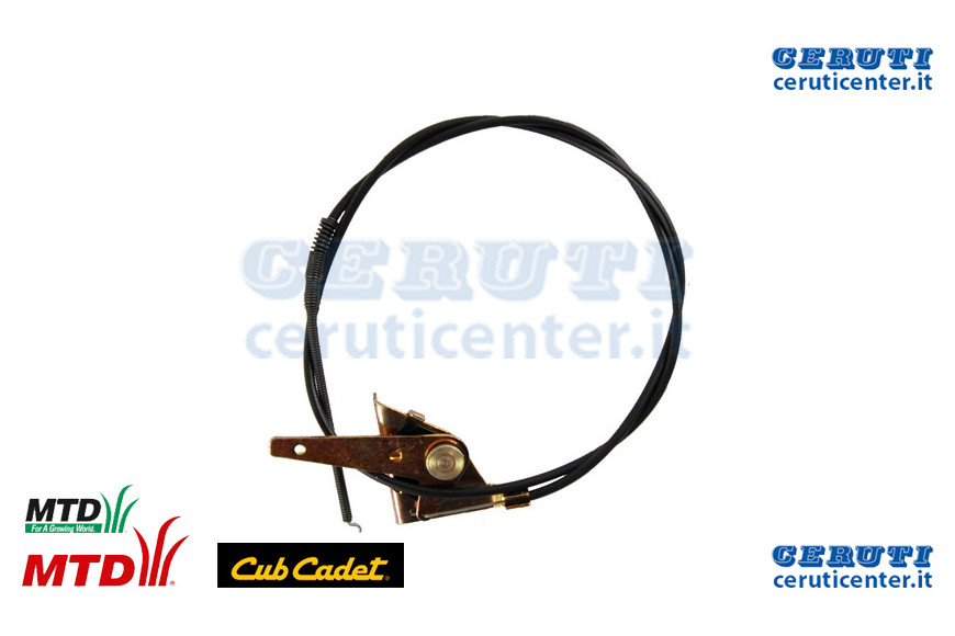 Cavo:Throt/Choke:39,0 Lg X.62 - MTD / Cub Cadet - Originale - 746-04161 - Sostituisce - 746-04161