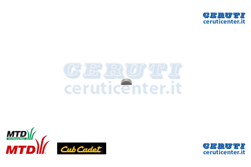 Chiave Woodruff - MTD / Cub Cadet - Originale - 914-04016