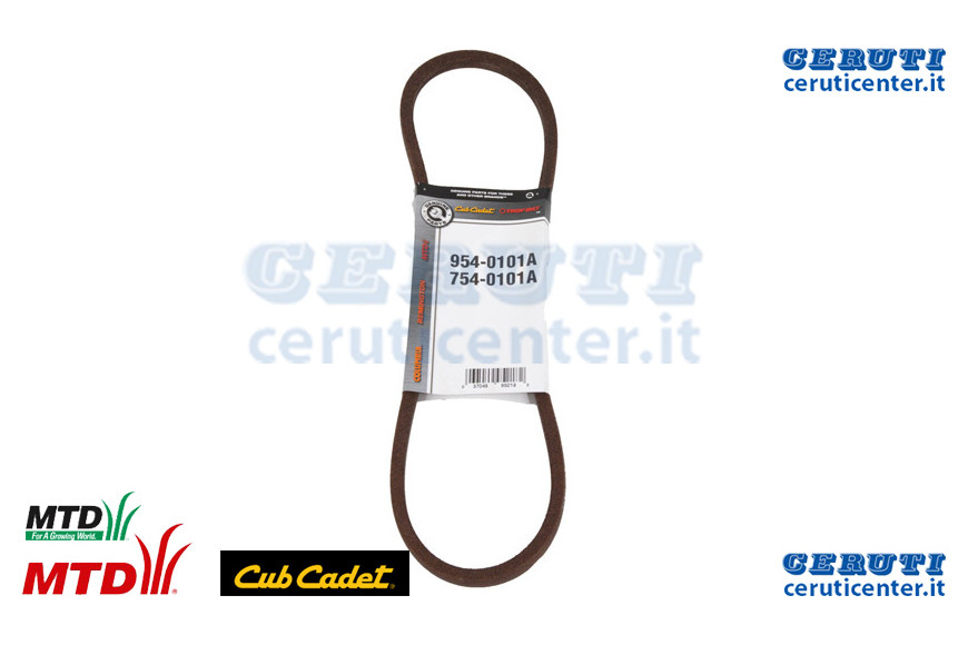 Cinghia 1/2X35 Lg. - MTD / Cub Cadet - Originale - 754-0101A - Sostituisce - 754-0101A