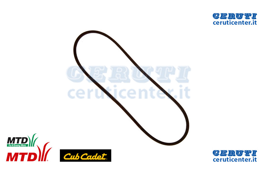 Cinghia 3/8 X 32.5 - Green - MTD / Cub Cadet - Originale - 754-0369 - Sostituisce - 754-0369