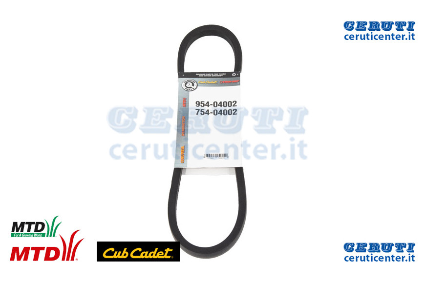 Cinghia 70 X 31.63 Lg - MTD / Cub Cadet - Originale - 754-04002 - Sostituisce - 754-04002