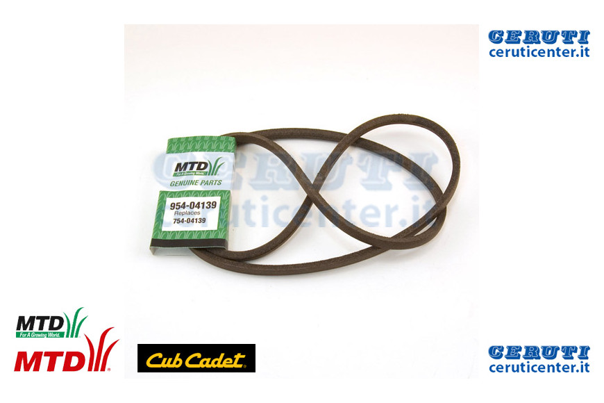 Cinghia A X 72,2 - MTD / Cub Cadet - Originale - 954-04139
