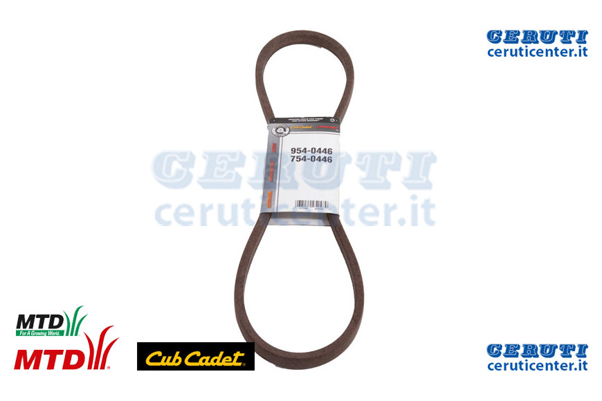 Cinghia - MTD / Cub Cadet - Originale - 754-0446 - Sostituisce - 754-0446