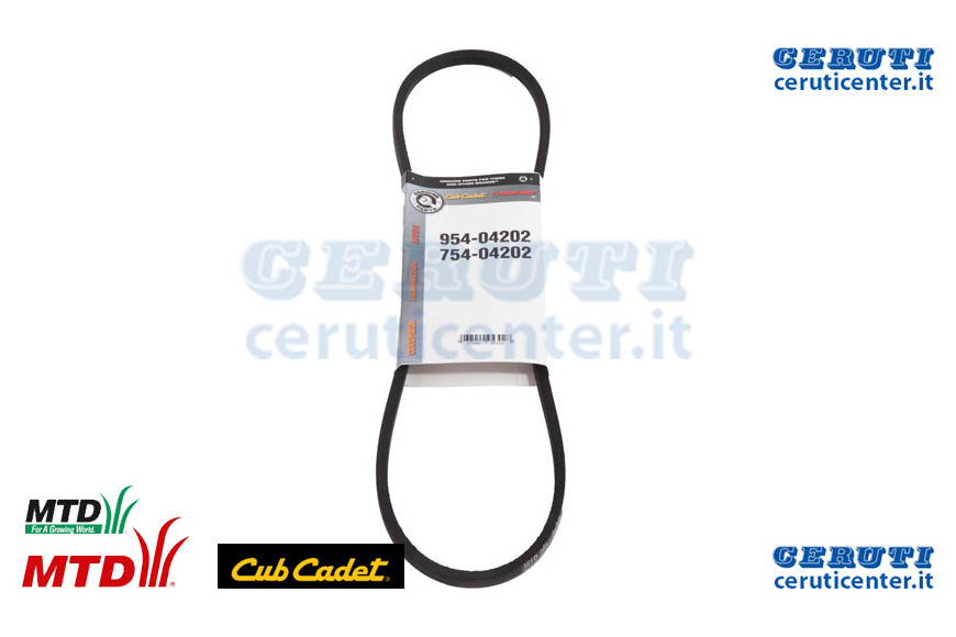 Cinghia - MTD / Cub Cadet - Originale - 954-04202