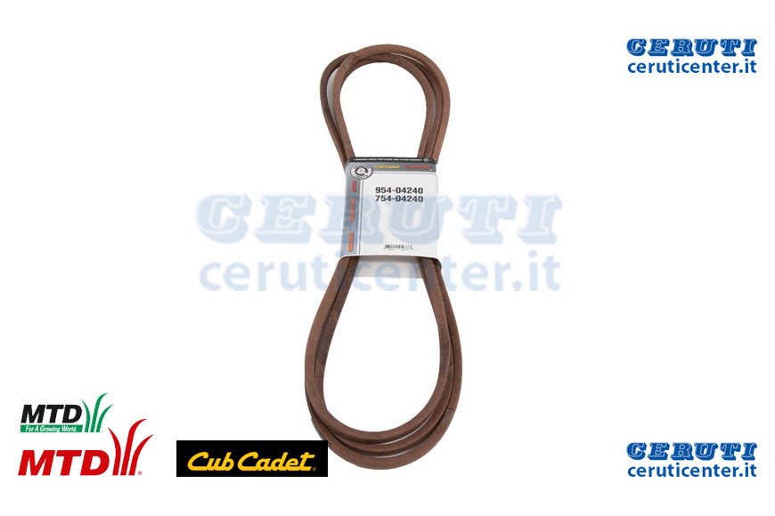 Cinghia - MTD / Cub Cadet - Originale - 954-04240 - Sostituisce - 954-04240
